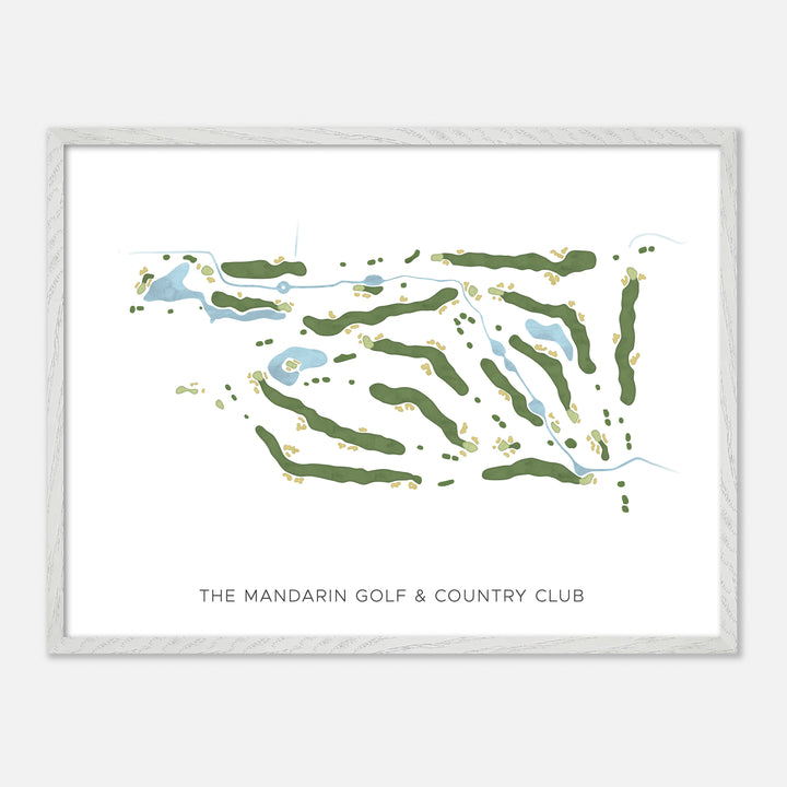 Print of The Mandarin Golf & Country Club Modern Map