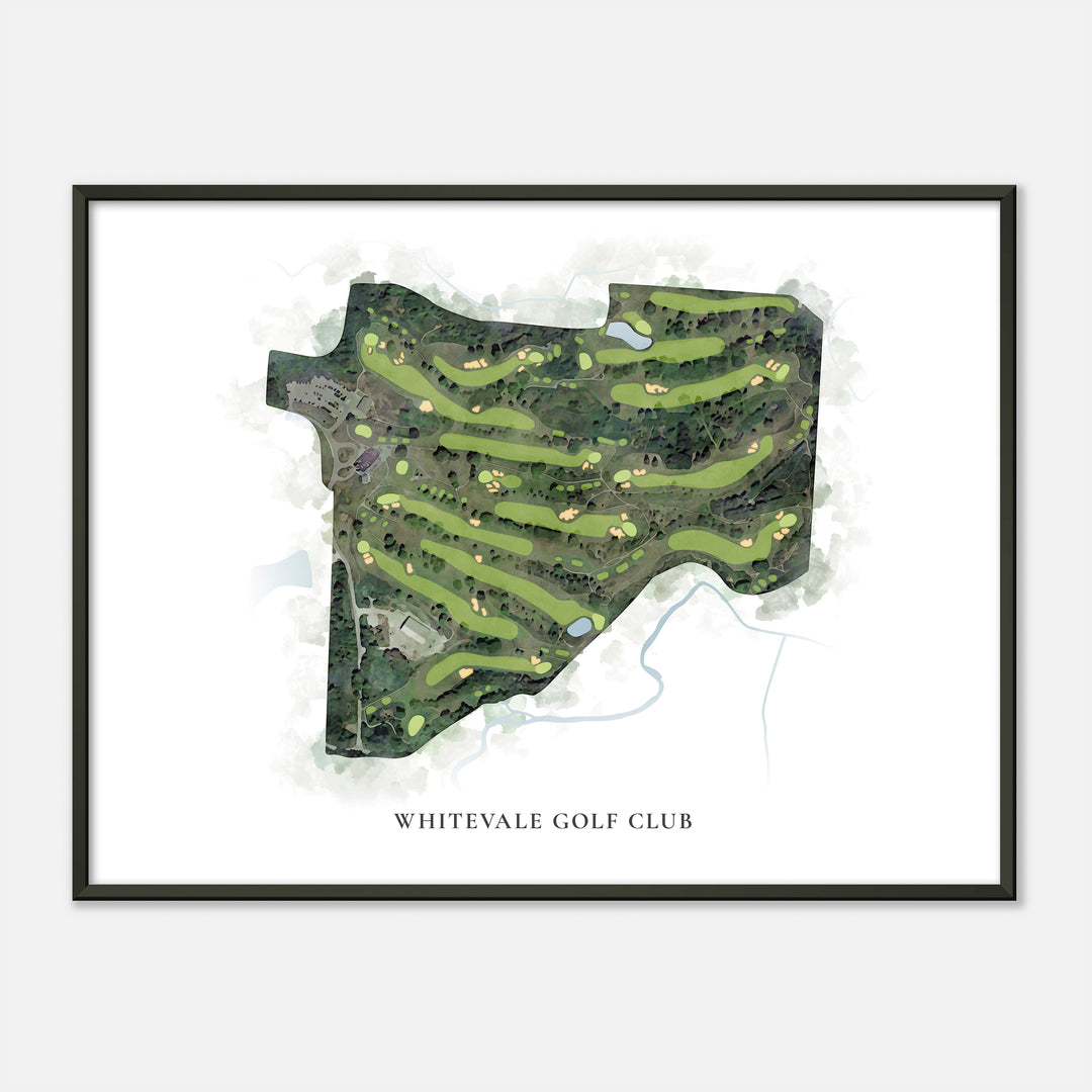 Print of Whitevale Golf Club Classic Map