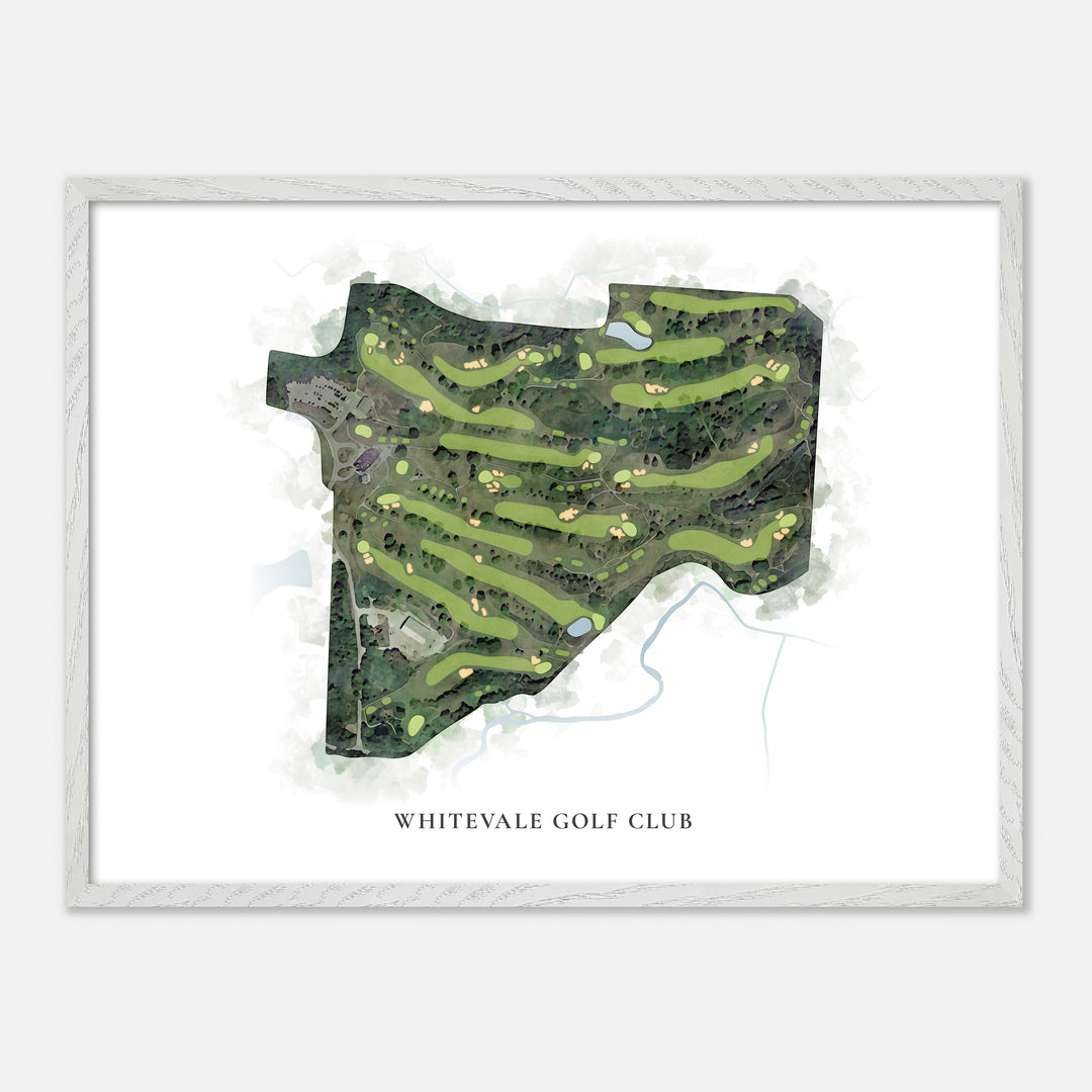 Print of Whitevale Golf Club Classic Map
