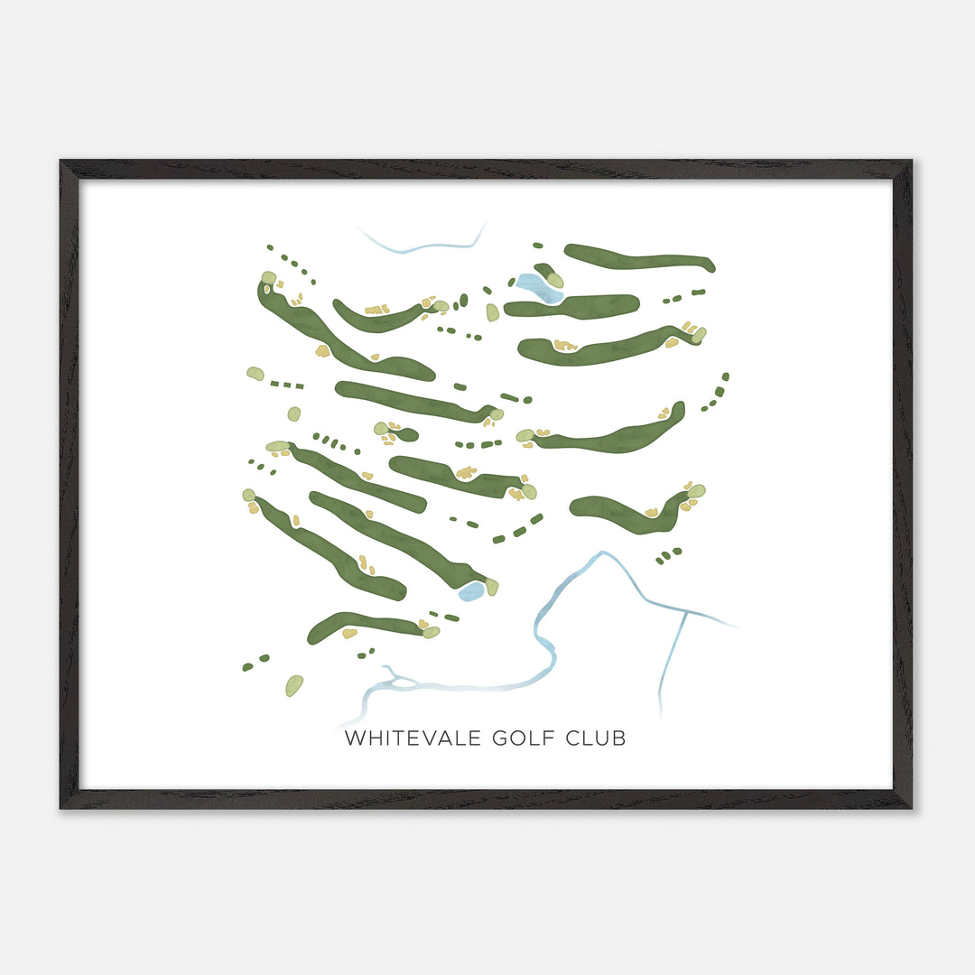 Print of Whitevale Golf Club Modern Map