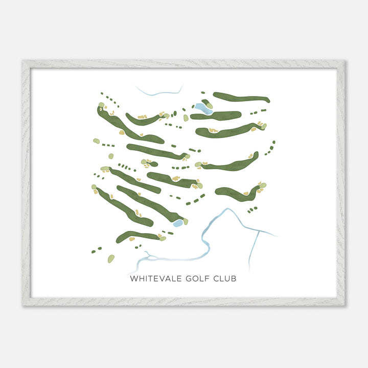Print of Whitevale Golf Club Modern Map