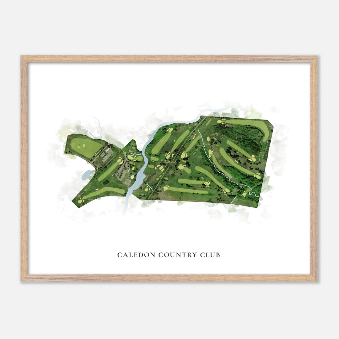 Print of Caledon Country Club Classic Map