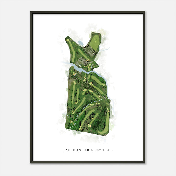 Print of Caledon Country Club Classic Map