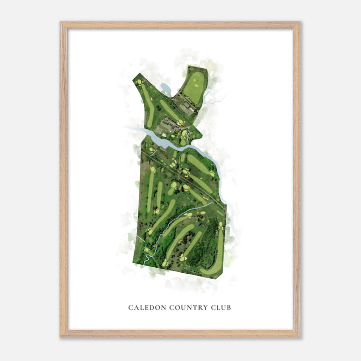 Print of Caledon Country Club Classic Map