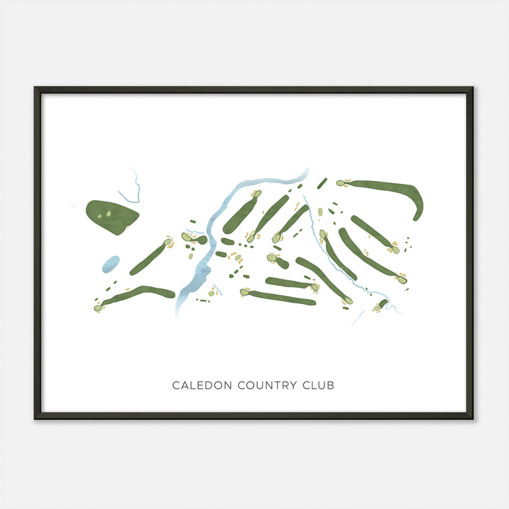 Print of Caledon Country Club Modern Map