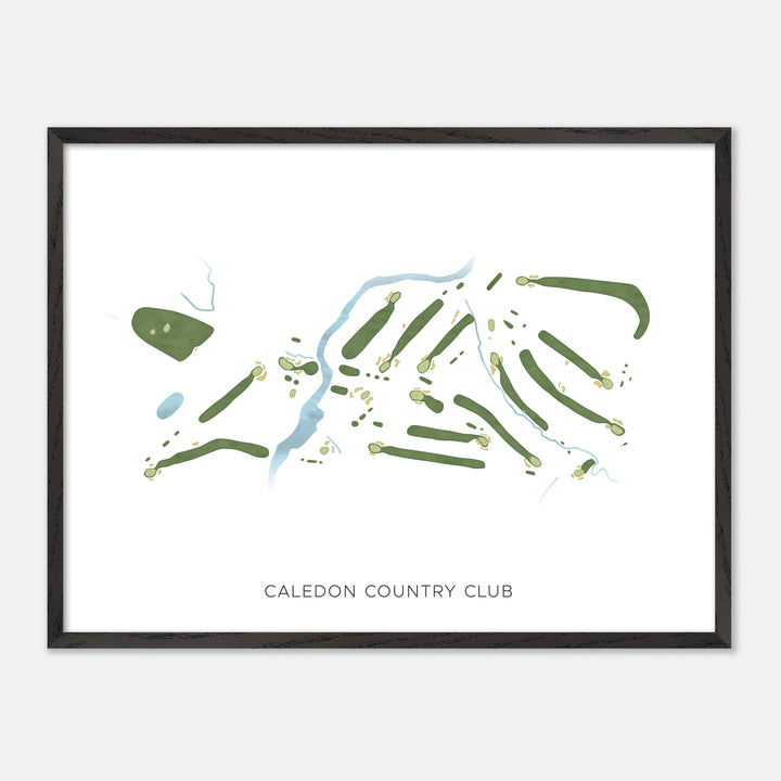 Print of Caledon Country Club Modern Map