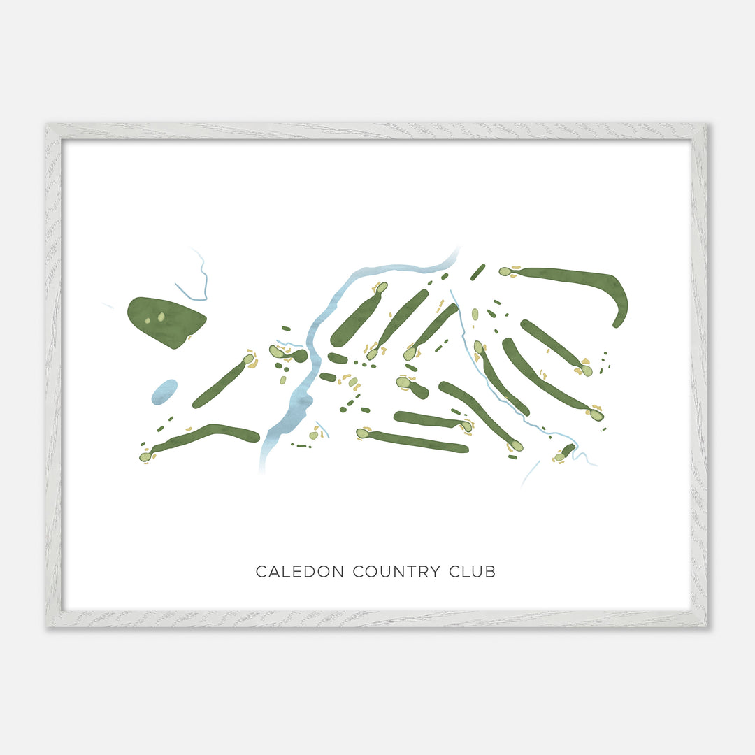 Print of Caledon Country Club Modern Map