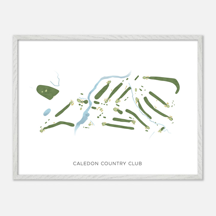 Print of Caledon Country Club Modern Map