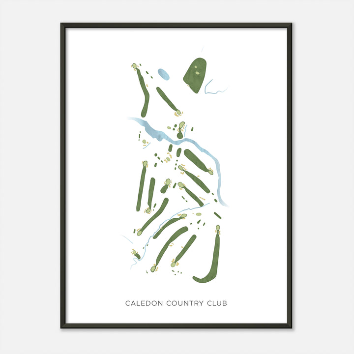 Print of Caledon Country Club Modern Map