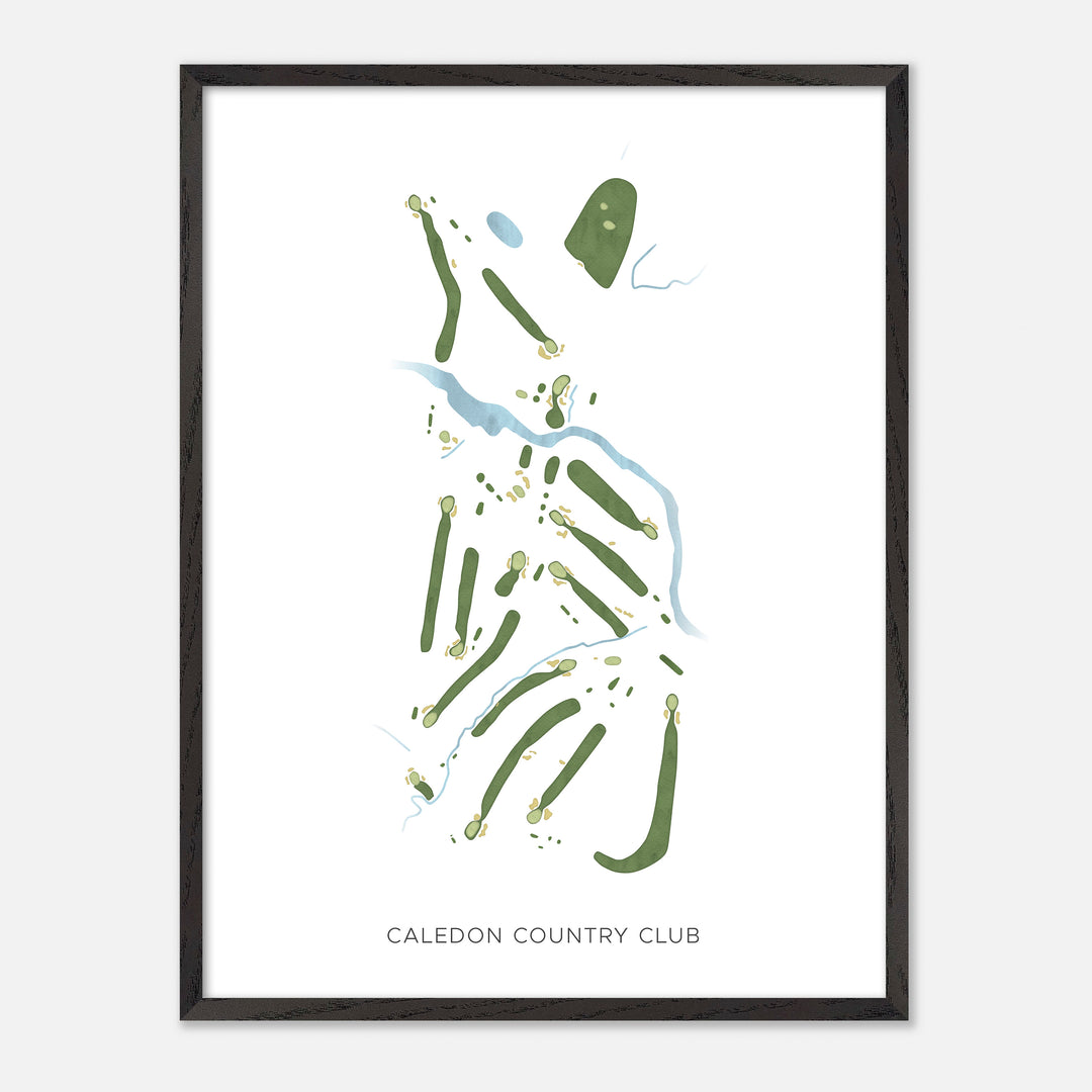 Print of Caledon Country Club Modern Map