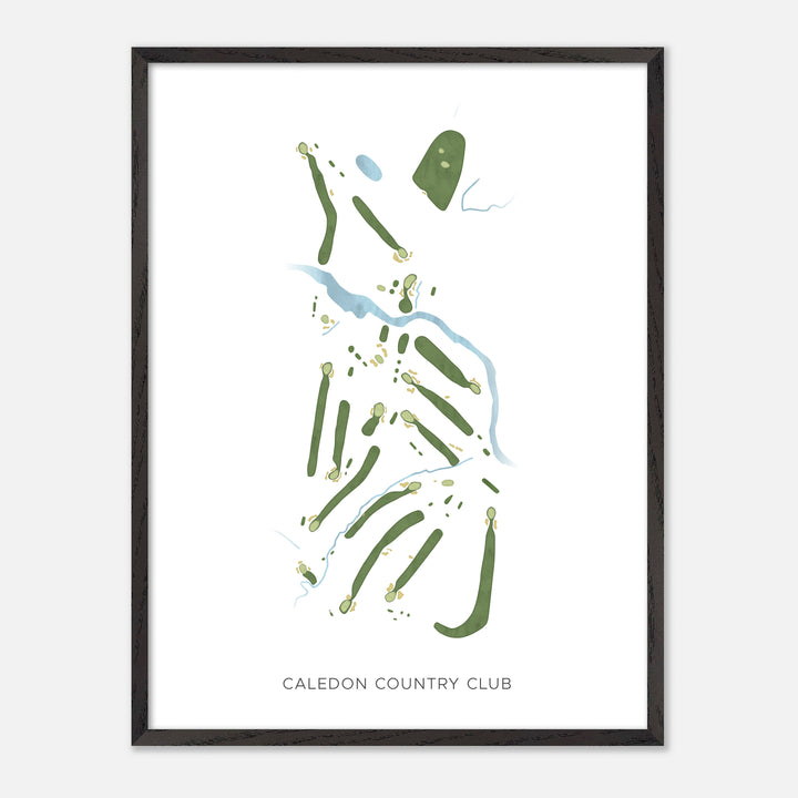 Print of Caledon Country Club Modern Map