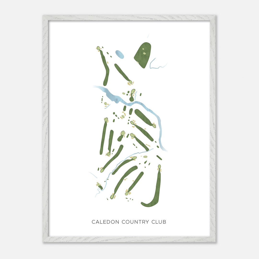 Print of Caledon Country Club Modern Map