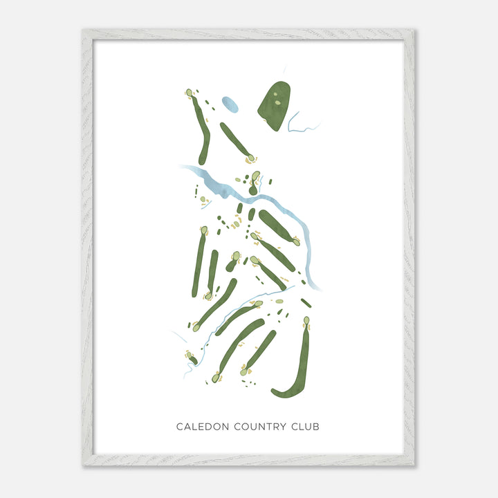 Print of Caledon Country Club Modern Map