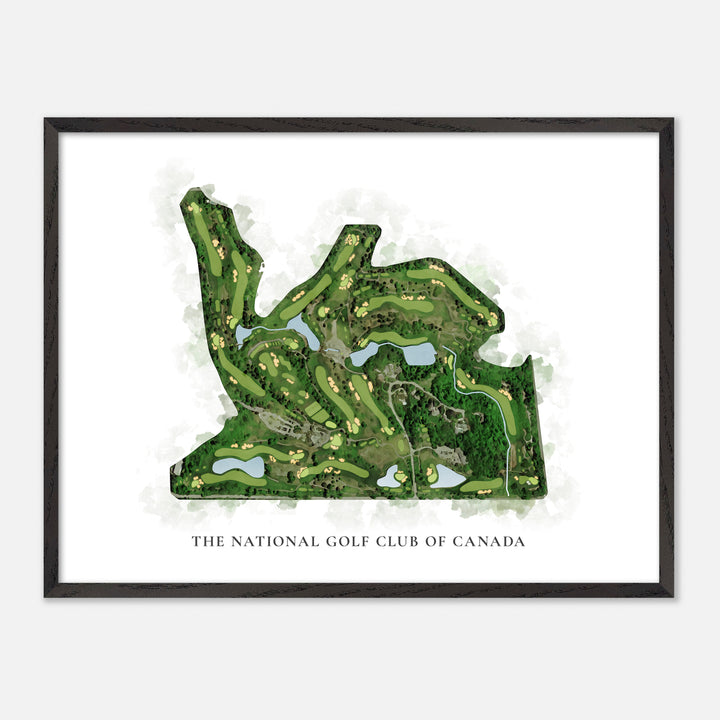 Print of The National Golf Club of Canada Classic Map