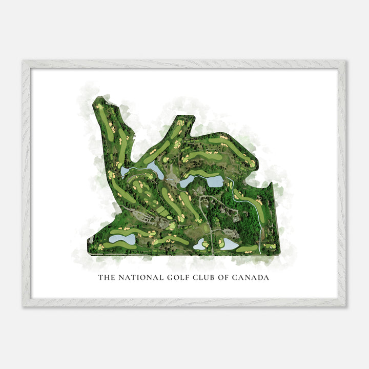 Print of The National Golf Club of Canada Classic Map