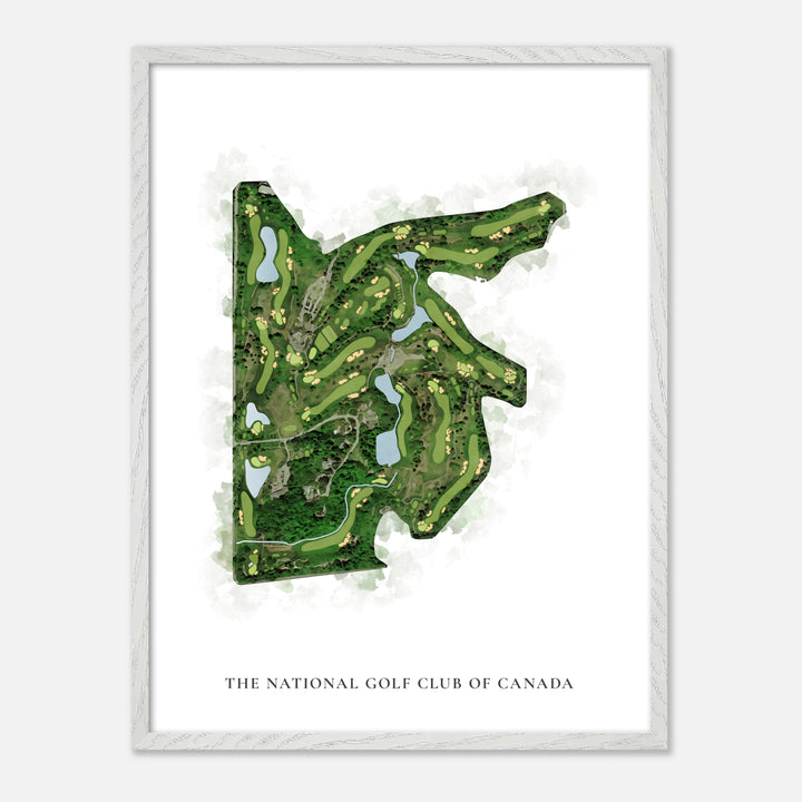 Print of The National Golf Club of Canada Classic Map
