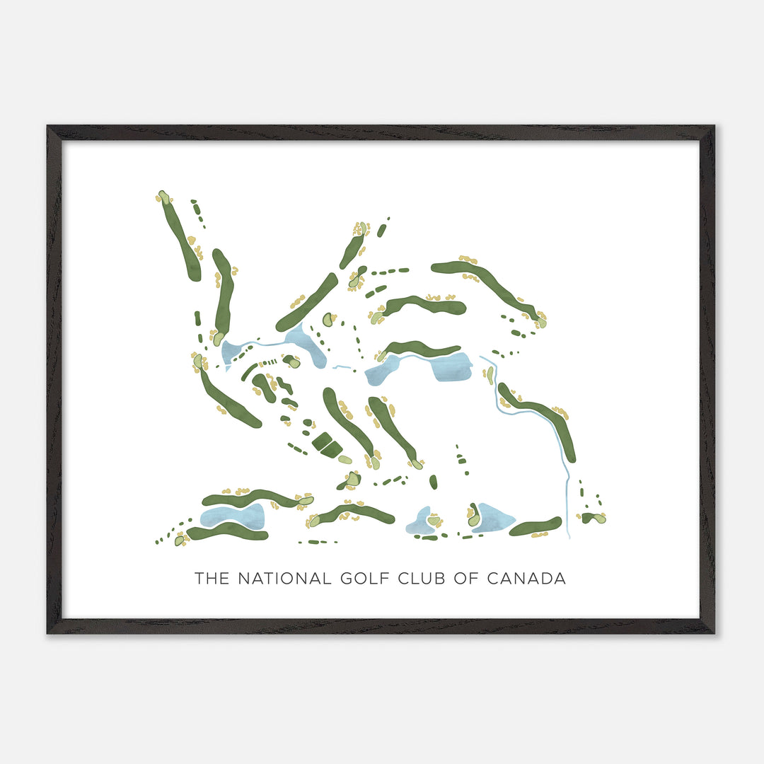 Print of The National Golf Club of Canada Modern Map