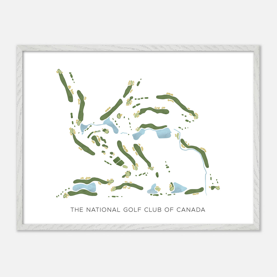 Print of The National Golf Club of Canada Modern Map