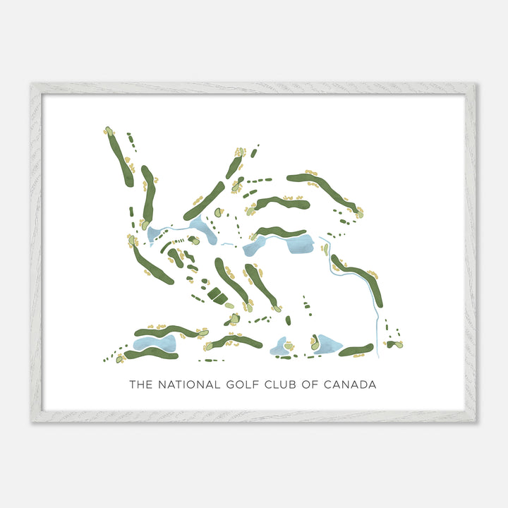Print of The National Golf Club of Canada Modern Map