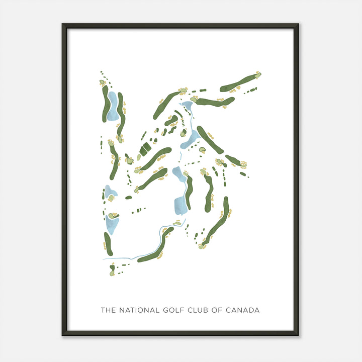 Print of The National Golf Club of Canada Modern Map