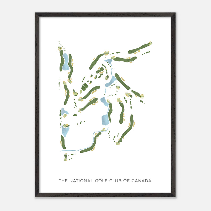 Print of The National Golf Club of Canada Modern Map