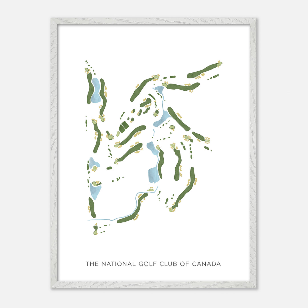 Print of The National Golf Club of Canada Modern Map