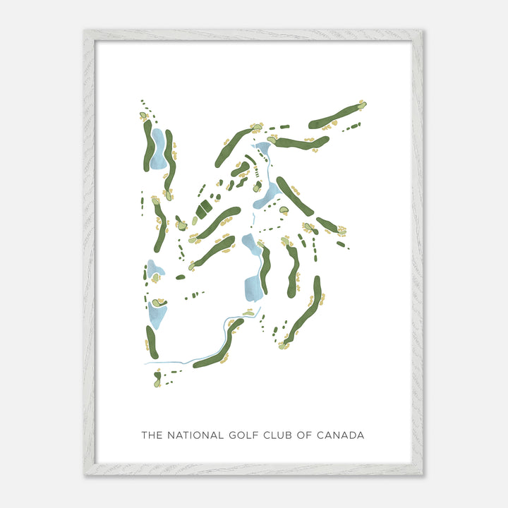 Print of The National Golf Club of Canada Modern Map