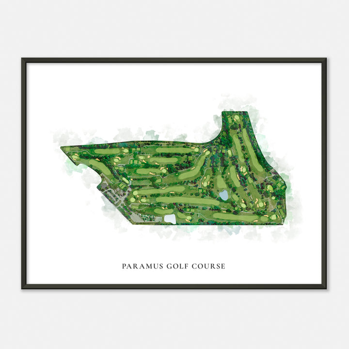 Print of Paramus Golf Course Classic Map