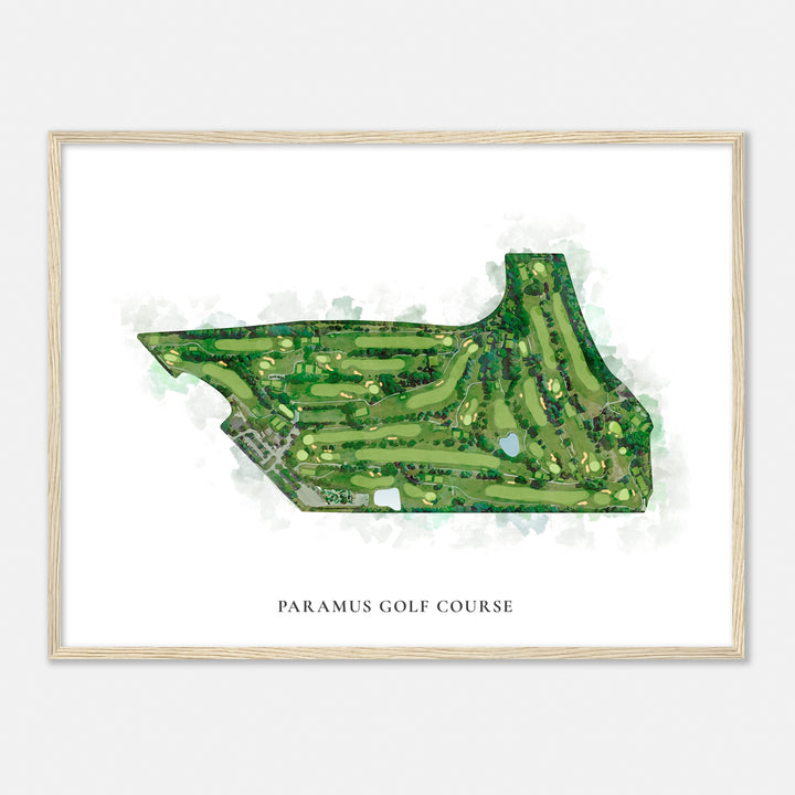 Print of Paramus Golf Course Classic Map