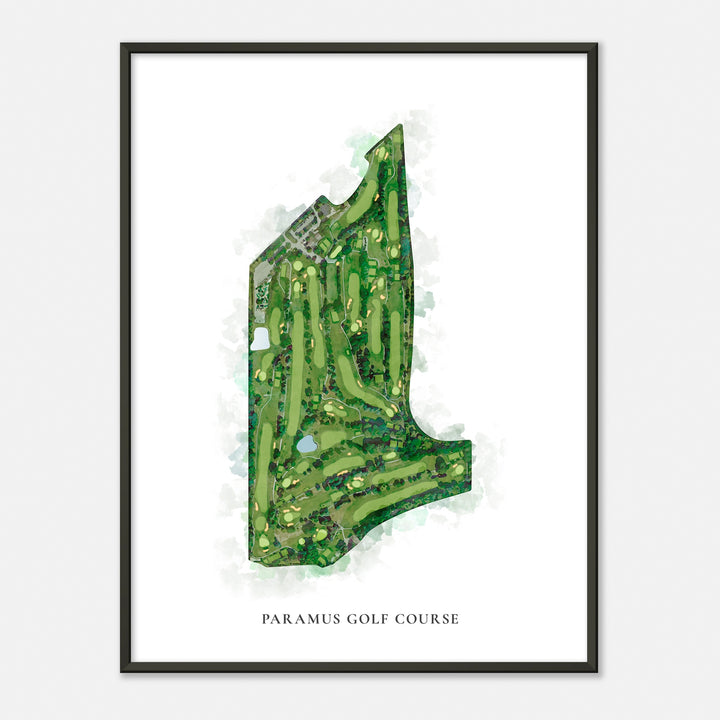 Print of Paramus Golf Course Classic Map