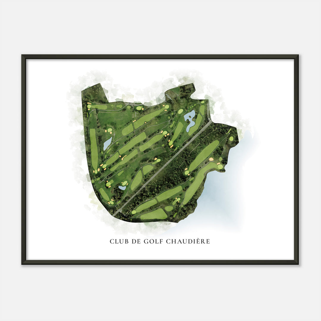 Print of Club De Golf Chaudière Classic Map