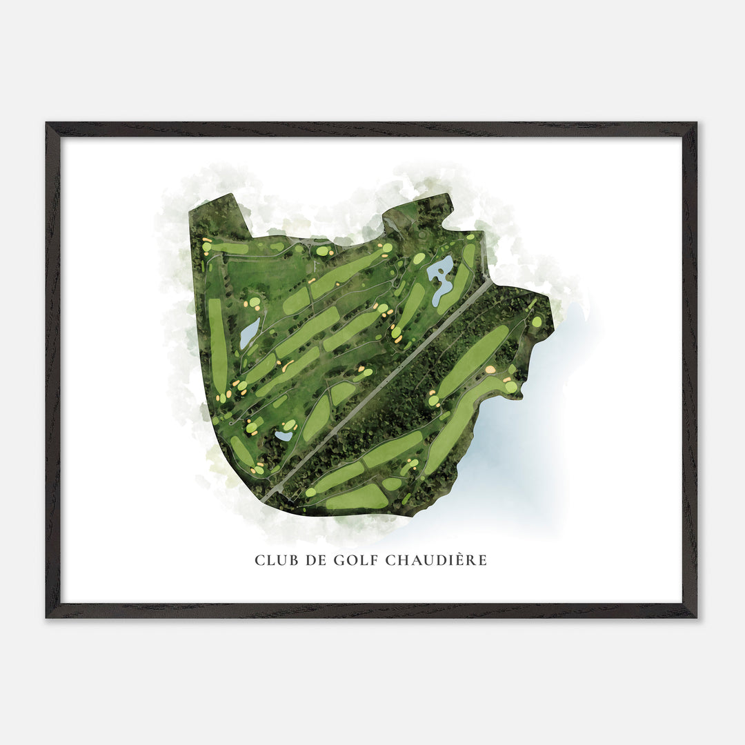 Print of Club De Golf Chaudière Classic Map