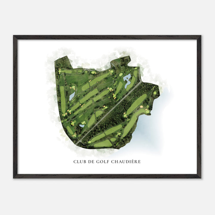 Print of Club De Golf Chaudière Classic Map