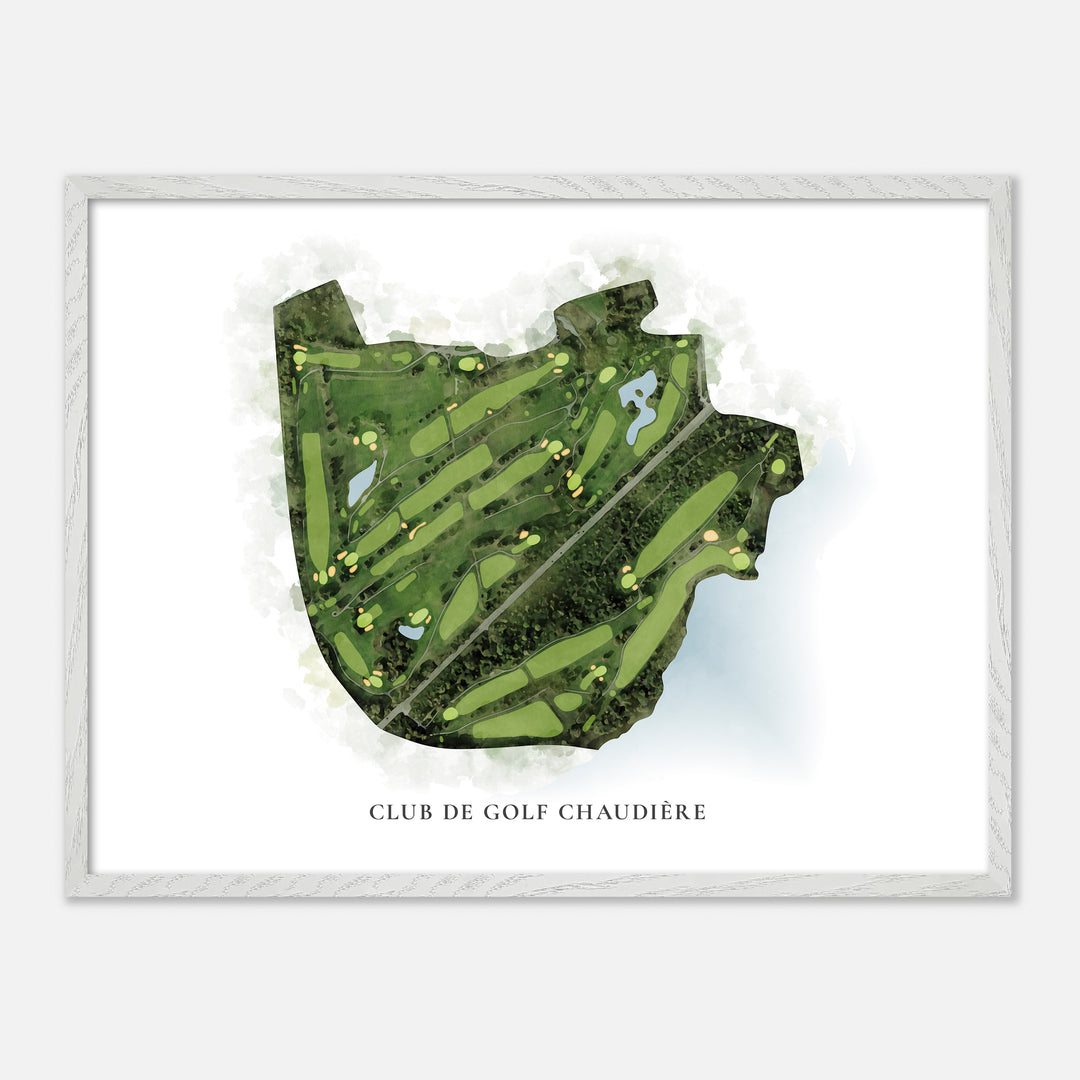 Print of Club De Golf Chaudière Classic Map