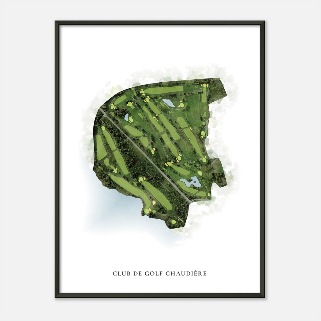 Club de Golf Chaudière, Canada - Classic Map