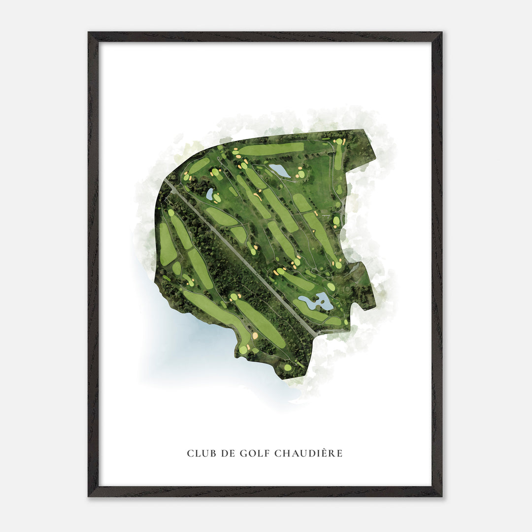 Club de Golf Chaudière, Canada - Classic Map