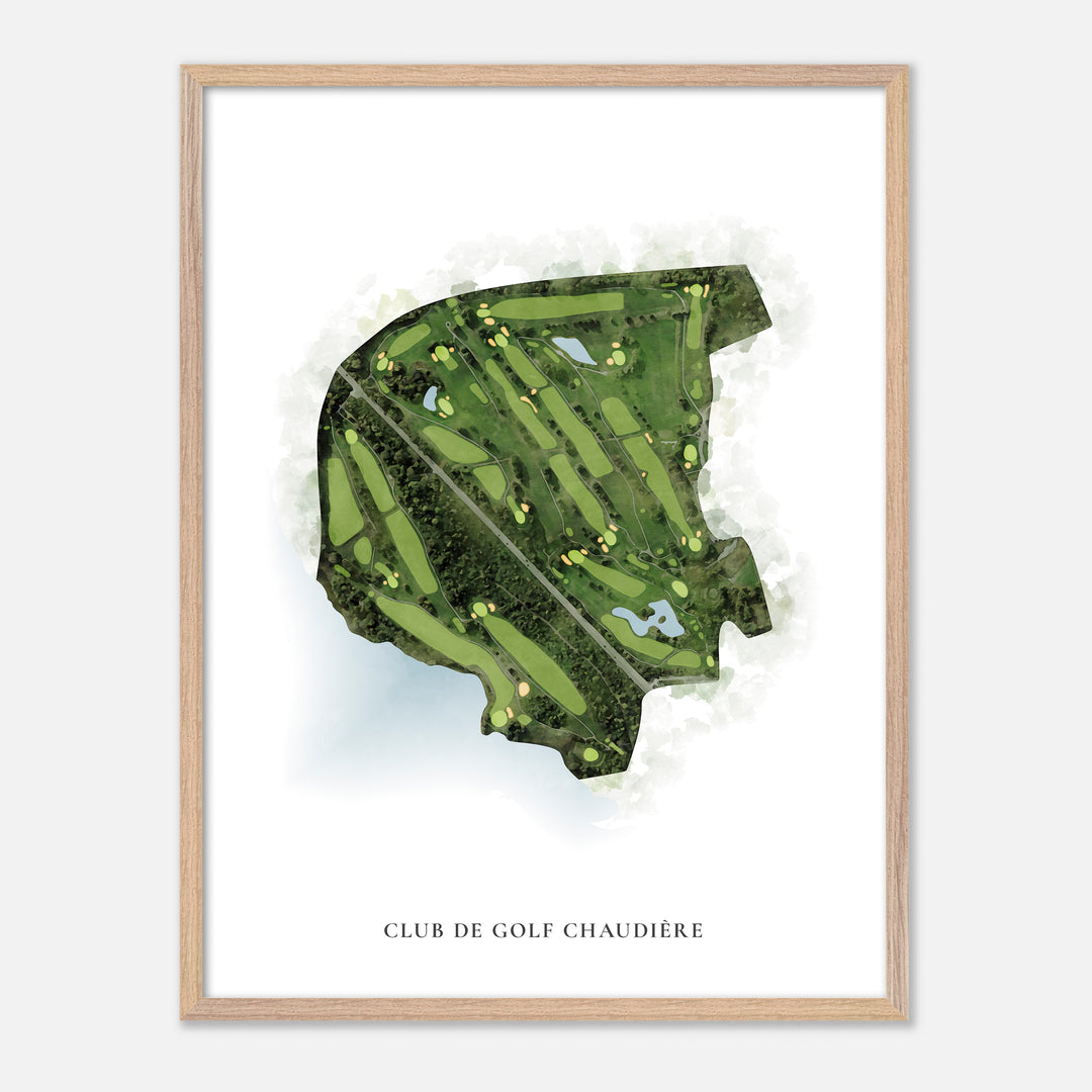 Club de Golf Chaudière, Canada - Classic Map