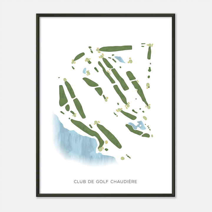 Club de Golf Chaudière, Canada - Modern Map