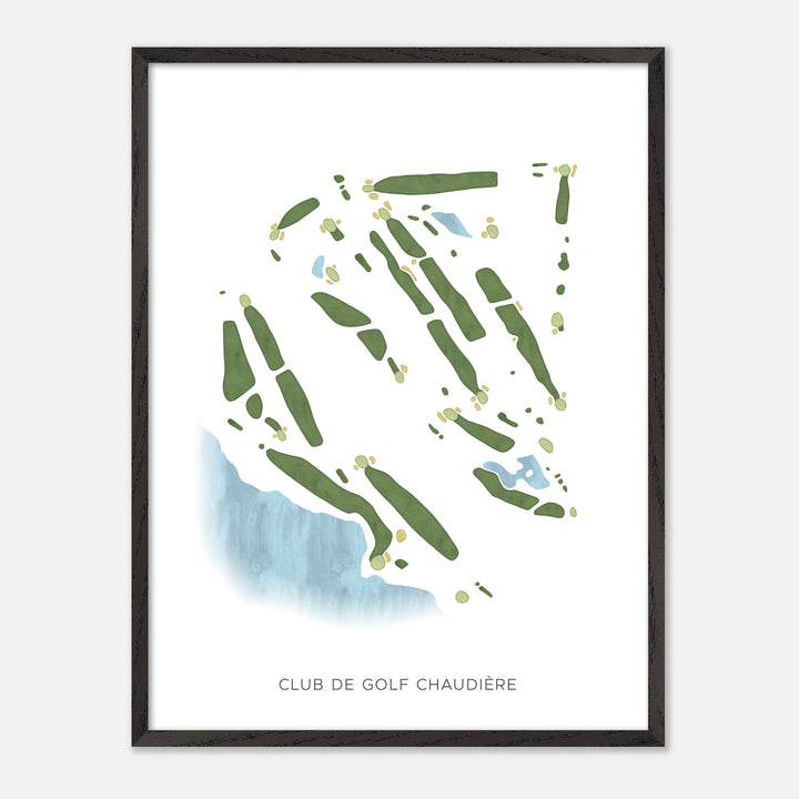 Club de Golf Chaudière, Canada - Modern Map