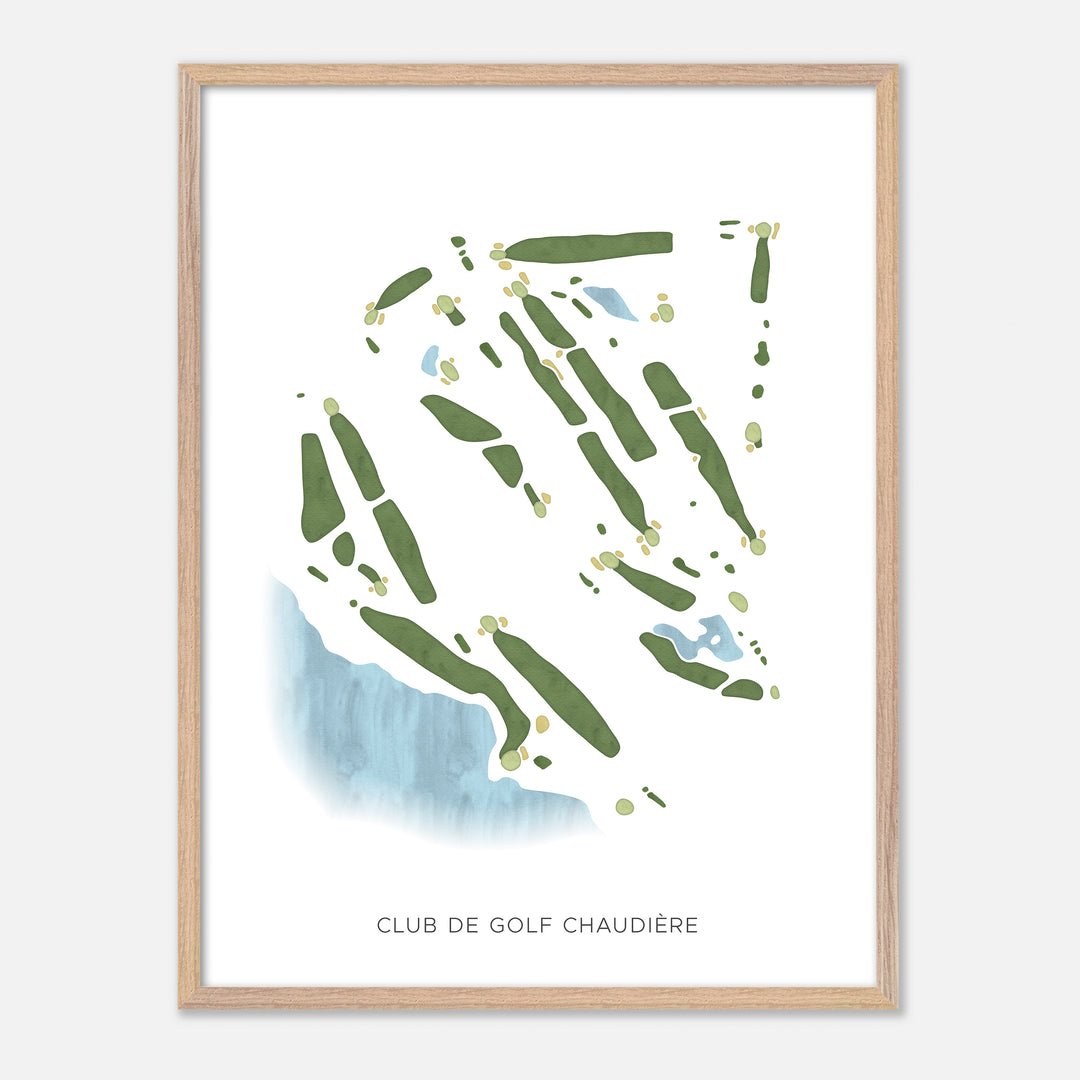 Club de Golf Chaudière, Canada - Modern Map