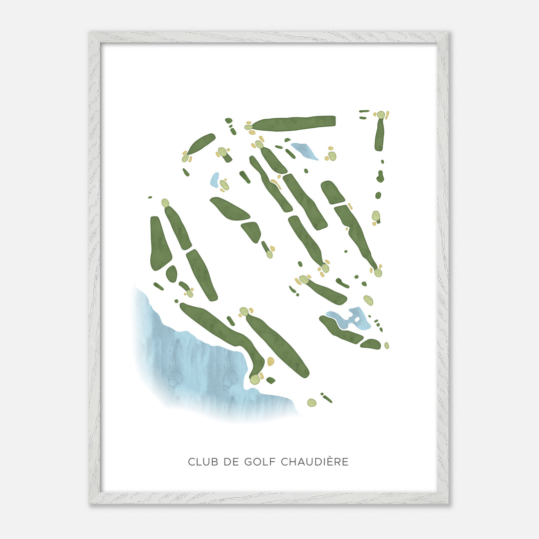Club de Golf Chaudière, Canada - Modern Map