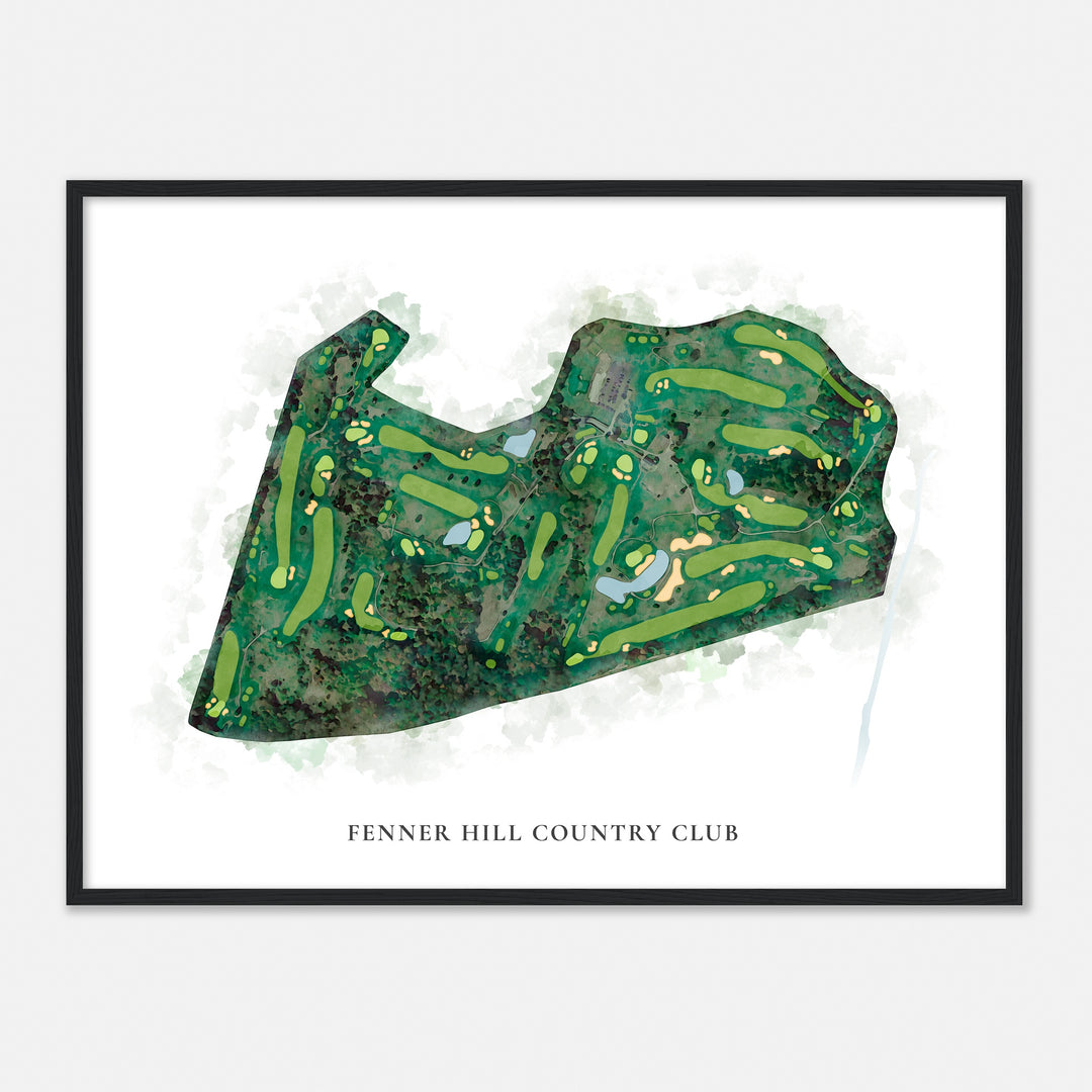 Print of Fenner Hill Country Club Classic Map