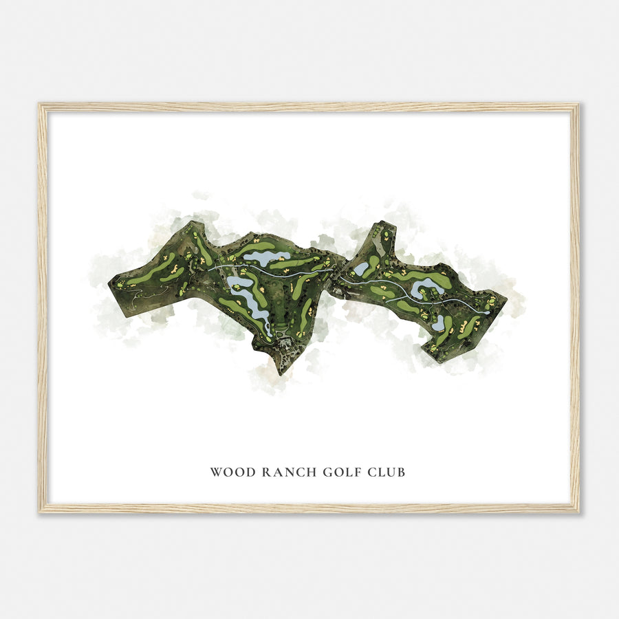 Print of Wood Ranch Golf Club Classic Map