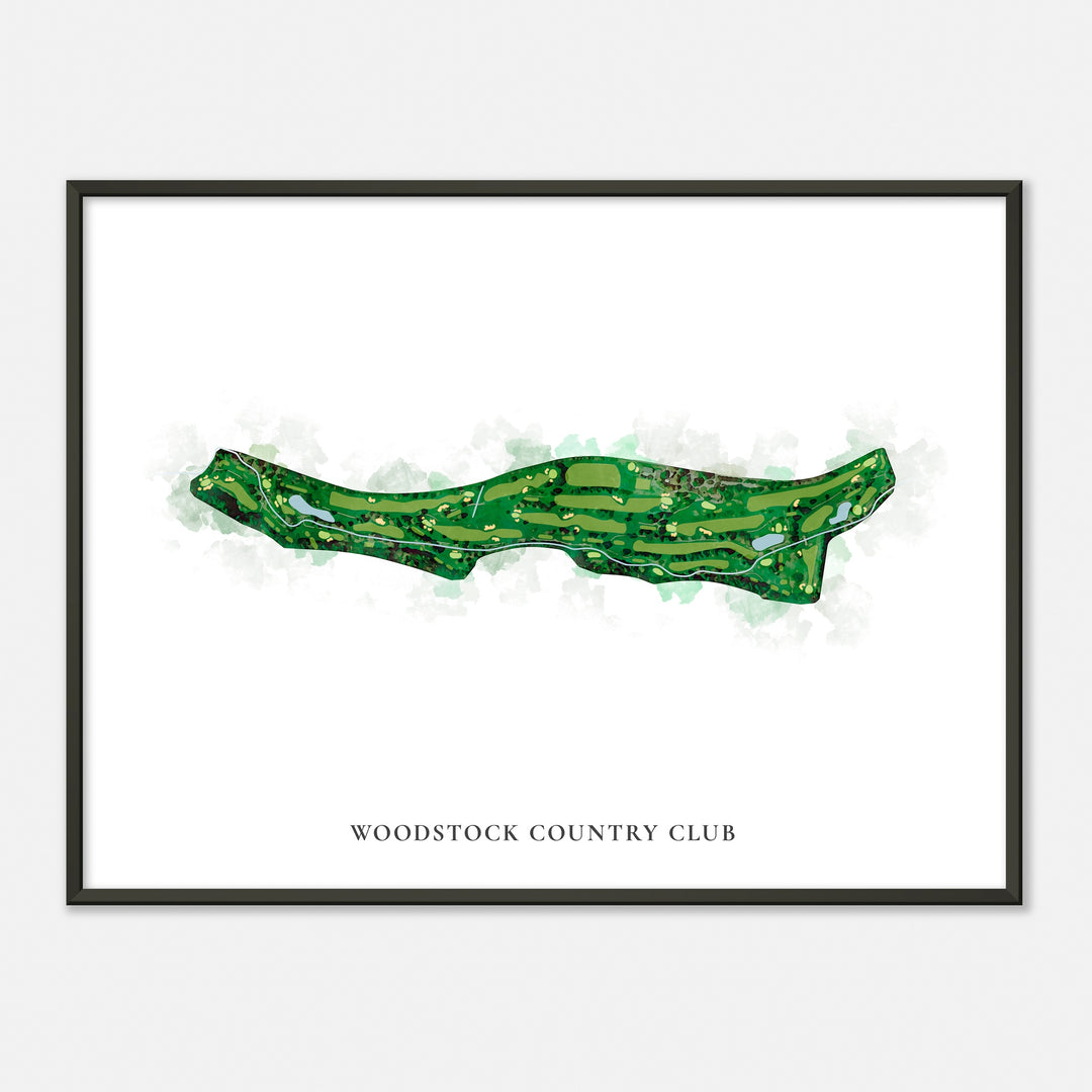 Print of Woodstock Country Club Classic Map