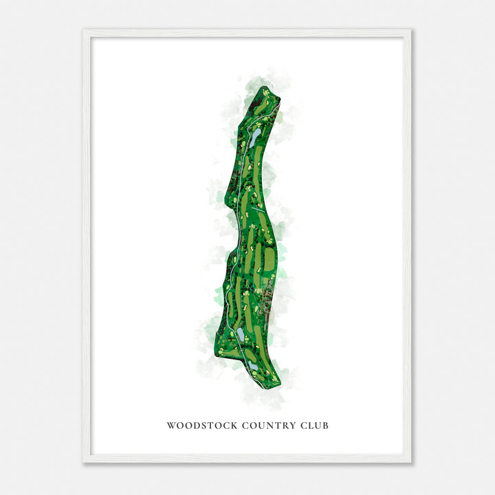 Print of Woodstock Country Club Classic Map