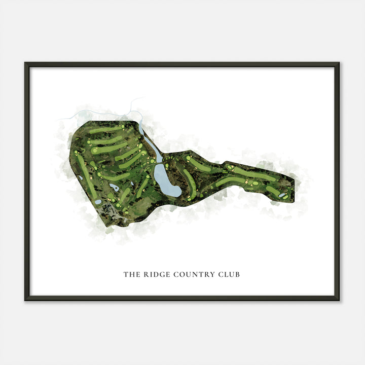 Print of The Ridge Country Club Classic Map