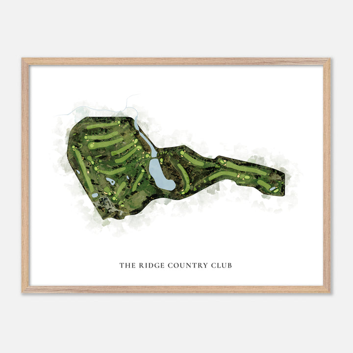 Print of The Ridge Country Club Classic Map