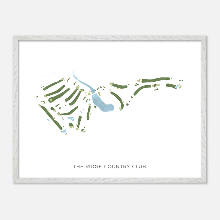 Print of The Ridge Country Club Modern Map