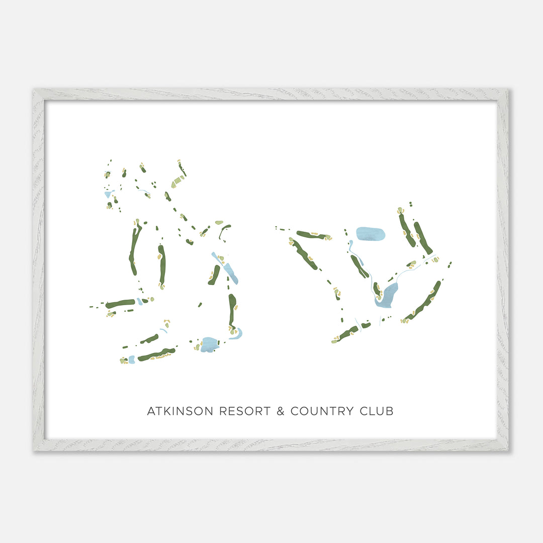 Print of Atkinson Resort & Country Club Modern Map