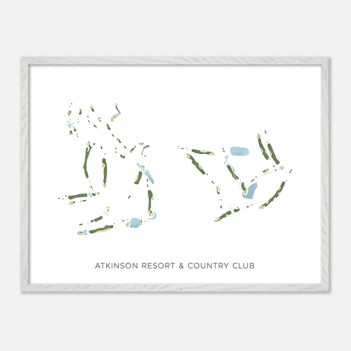 Print of Atkinson Resort & Country Club Modern Map